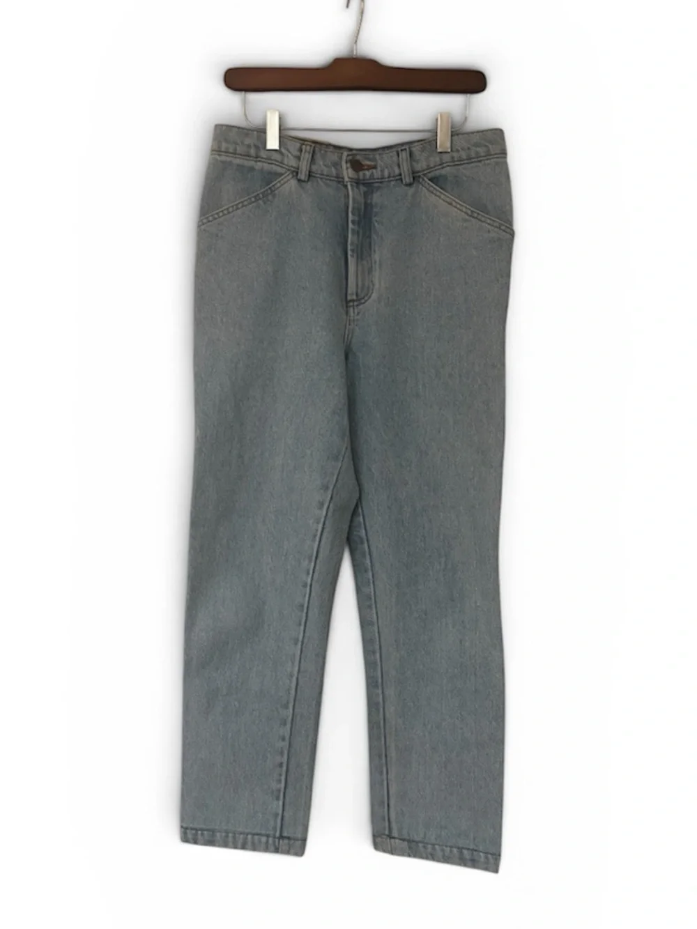 Slim Straight Men’s Jeans in Light Blue